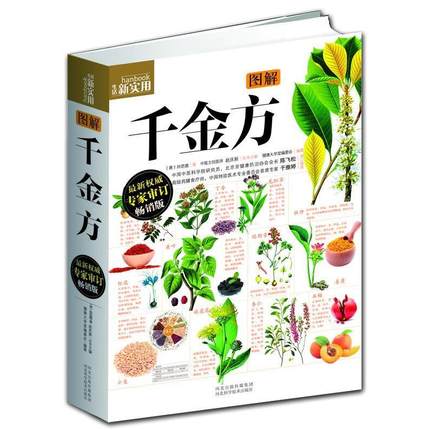 Chinese daily practical medicine book :Thousand Golden Prescriptions with pictures explained Chinese healing book